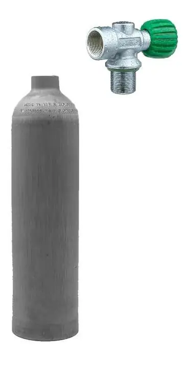 Preiswert 3L MES Alu Rebreather Sauerstoff O2 Flasche 200 bar