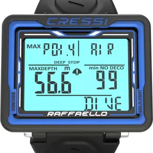 Cressi Tauchcomputer Raffaello schwarz/blau Top-Seller