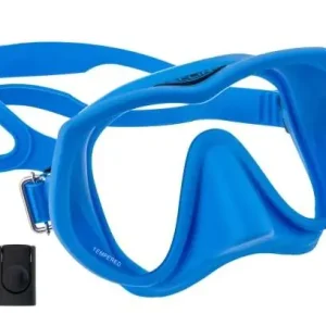 Finale Aktion Tecline Tauchermaske Frameless SuperView blau