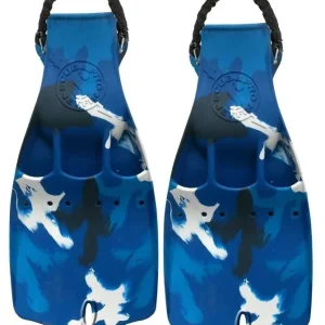 Preis Gesenkt Scubapro Jet Fins, TEC Flosse mit Spring Straps blau camouflage