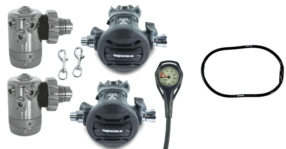Sofort Bestellen Apeks XTX 50- DS 4 Cave TEC Kaltwasser Atemregler Komplettset