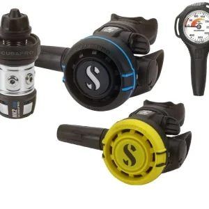 Scubapro Atemregler Set MK2 EVO R105 mit R105 Octopus und Finimeter Online Kaufen