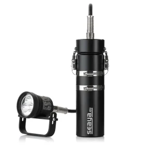 Letzte Chance Seaya Tanklampe, Tauchlampe LED 70W Spot mit Akkutank 24,15Ah