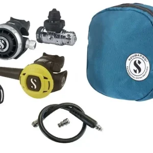 Begrenztes Angebot Scubapro Atemregler Set MK19 EVO G260, S270 Octopus Supersparset mit Tasche, Finimeter und Inflatorschlauch