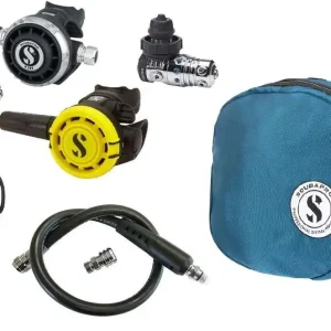 Bestseller Scubapro Kaltwasser Atemregler Set MK25 EVO (2x), G260 mit R105 Octopus, Tasche, Finimeter und Inflatorschlauch