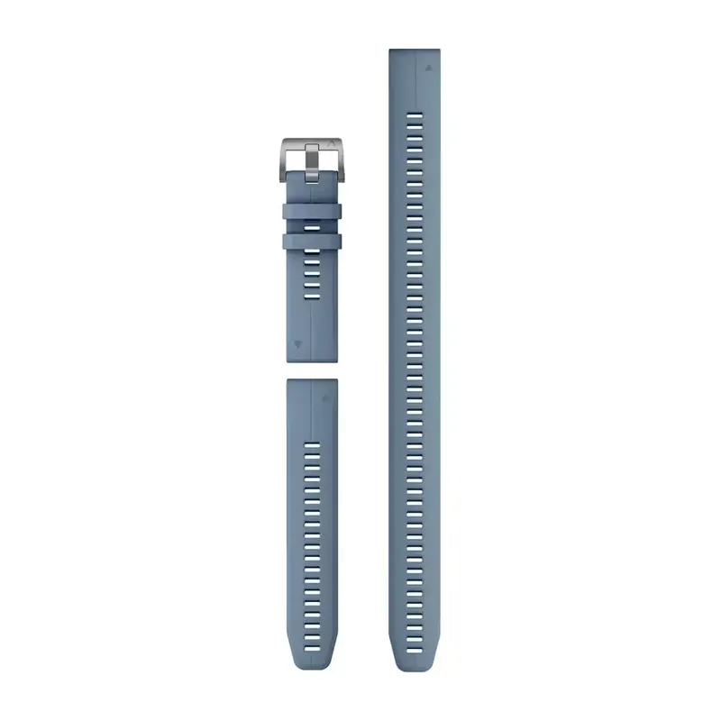 Garmin Silikon QuickFit® Armband, Hurricane Blue (Tauchset 3-teilig) 22 mm Preis Gesenkt