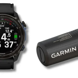 Meistverkauft Garmin Tauchcomputer Descent™ Mk3i – 51 mm, schwarz mit Silikonarmband und Transmitter Descent T2