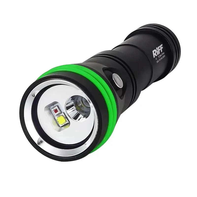RiFF TL Maxi Video Multilicht-Tauchlampe – 3000 Lumen Videolicht + Spot & Rotlicht Abverkauf