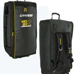 Cressi Moby 2 Trolley – Geräumiger Rollkoffer für Tauchausrüstung (110 L) Saisonangebot