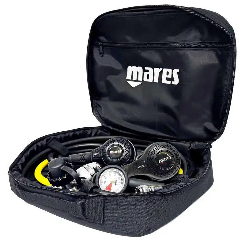 Mares Atemregler-Set Abyss 22 Navy II mit Octopus und Finimeter Echt