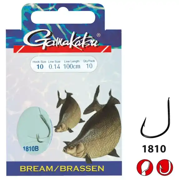 Gamakatsu Haken BKD-1810B Brassen 100cm Top-Preis