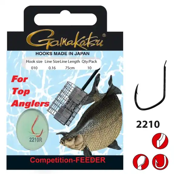 Günstig Gamakatsu BKS-2210R Brassen Feeder 75cm Competition