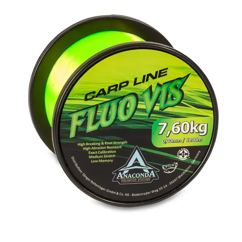 Direktkauf Anaconda Fluovis Green Carp Line 1.200m