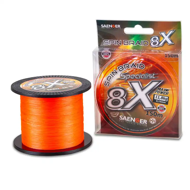 Top-Preis Sänger 8 X Specialist Spin Braid Orange