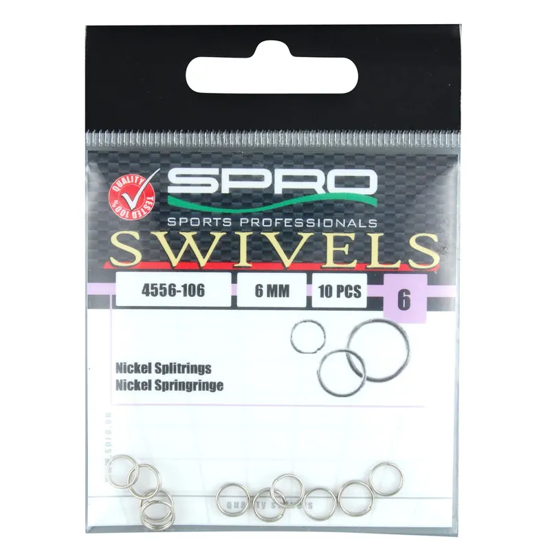 Spro Nickel Splitring Neue Ware