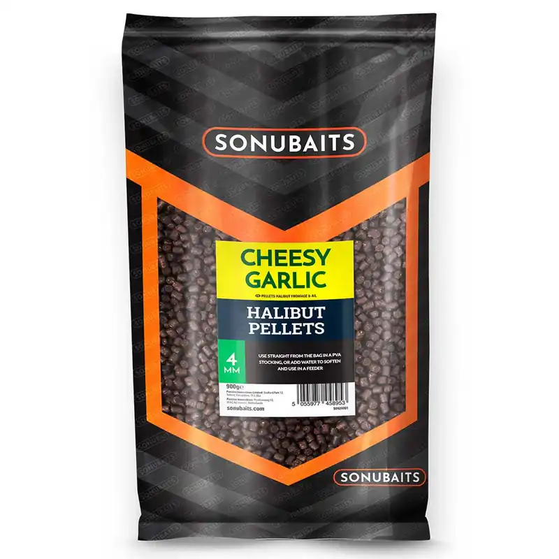 Direkt Vom Hersteller Sonubaits Cheesy Garlic Halibut Pellets 900g