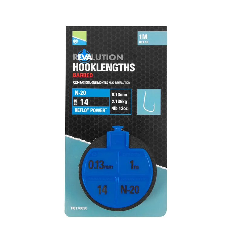 Zertifiziert Preston Revalution Hooklengths N-20