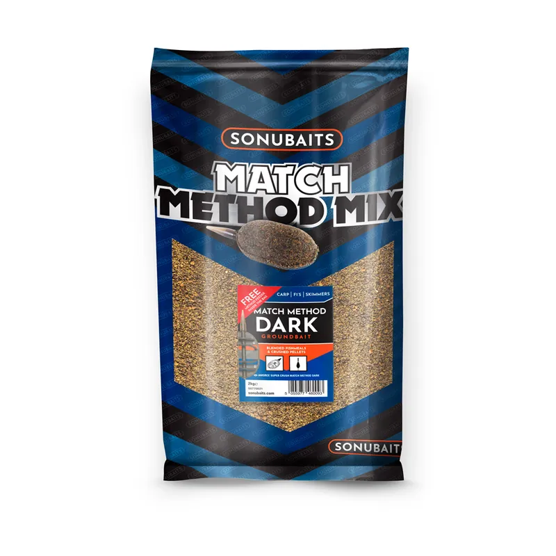 Sichere Zahlung Sonubaits Groundbait Match Method Mix Dark