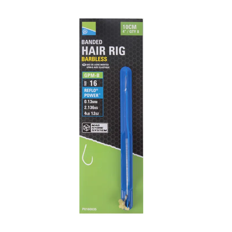 Top-Angebot Preston GPM-B Banded Hair Rigs - 4"/10 cm