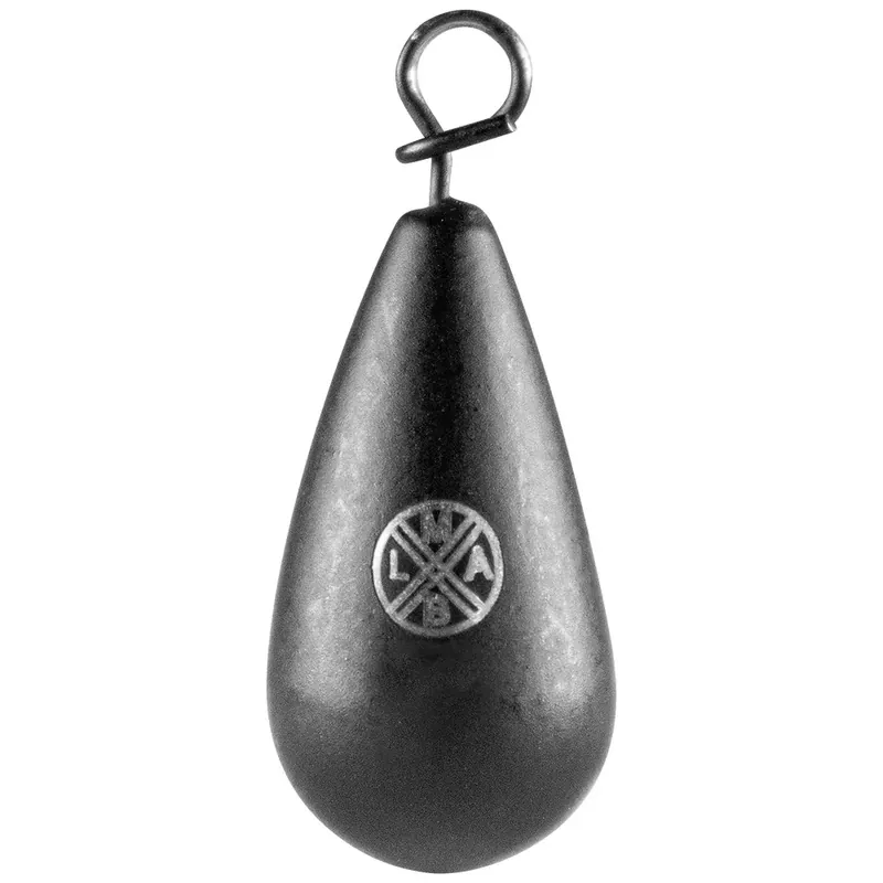 Billig LMAB Tungsten Jika Sinker Matt Black