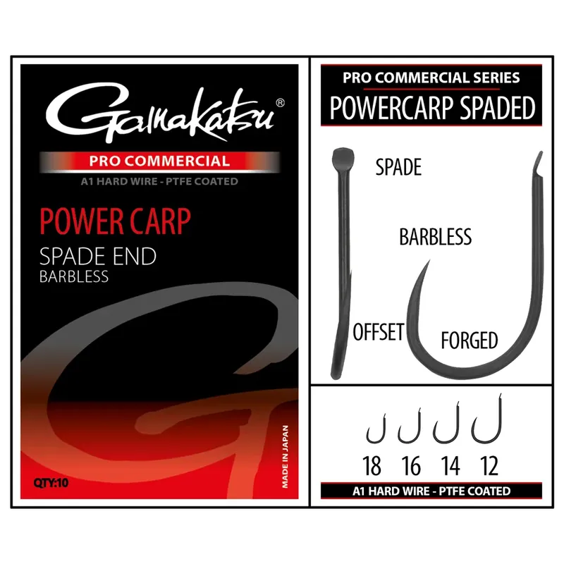 Sofort Bestellen Gamakatsu Pro Commercial Powercarp Spade A1 PTFE BL
