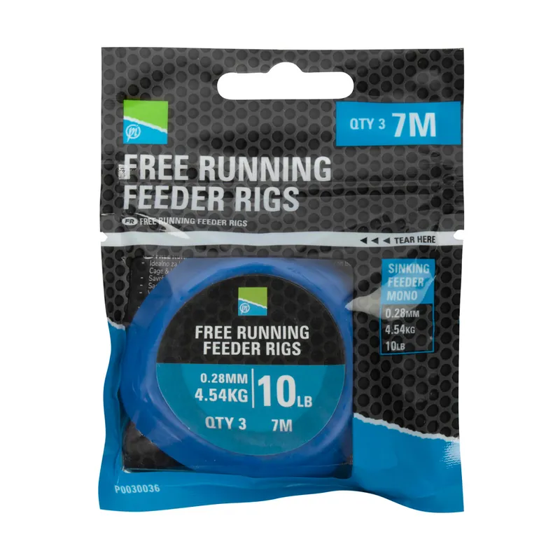 Preston Free Running Feeder Rigs Begrenztes Angebot