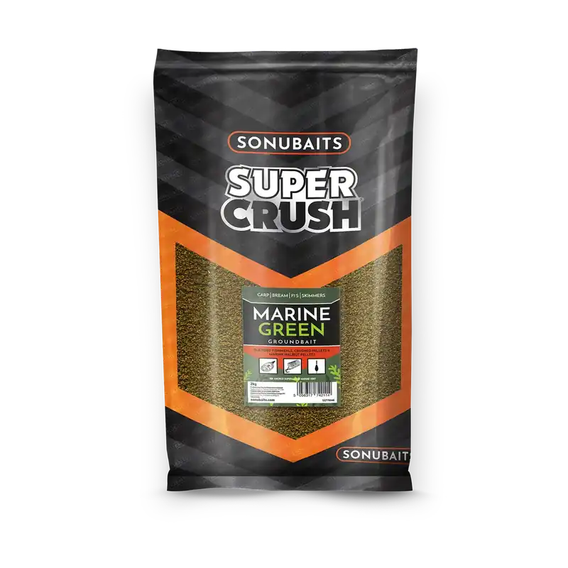 Sonubaits Super Crush Marine Green Groundbait 2 kg Sonderangebot