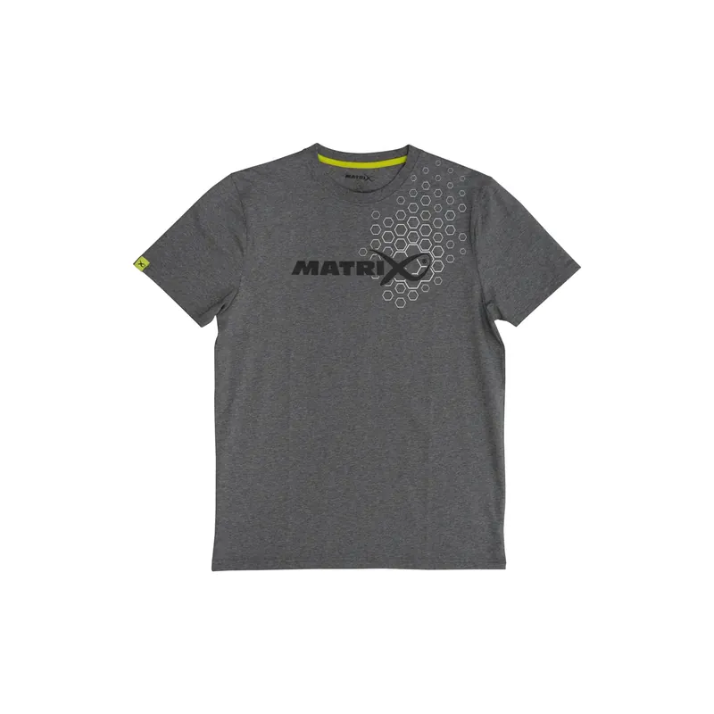 Schnäppchen Matrix Hex Print T-Shirt Grey Marl