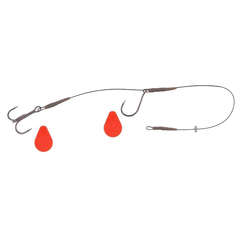 Zeck Single Hook & Treble Rig Echt