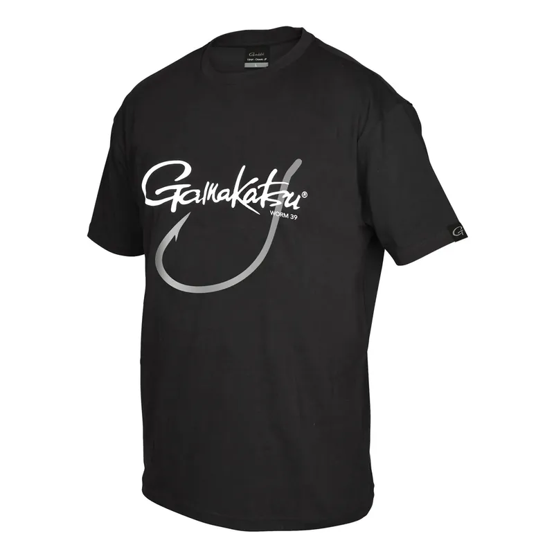 Gamakatsu T-Shirt Worm 39 Black Knallerangebot