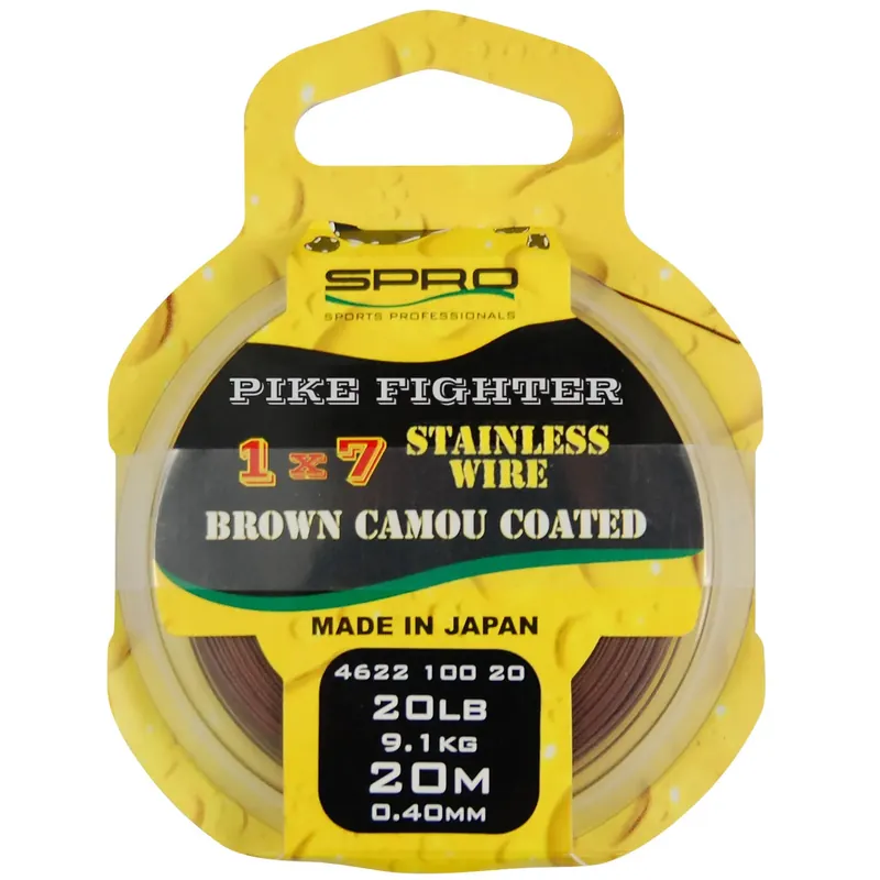 Nur Heute Spro 1x7 Brown Coated Wire 20m