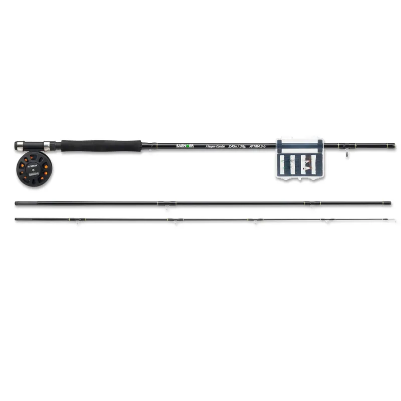 Markenware Sänger Fliegen Combo 2,40m/3tlg. AFTMA 5-6