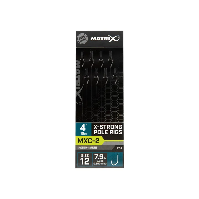 Nur Für Kurze Zeit Matrix MXC-2 Size Barbless 10cm X-Strong Pole Rig